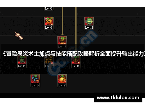 《冒险岛炎术士加点与技能搭配攻略解析全面提升输出能力》